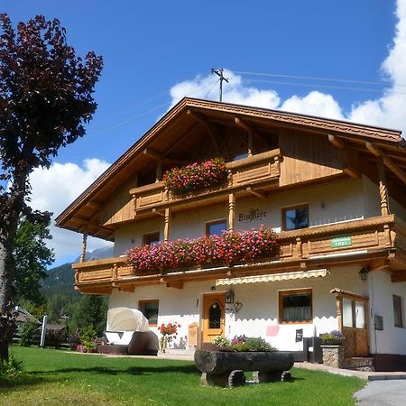 Ferienwohnung Haus Almfriede Leutasch Exterior foto